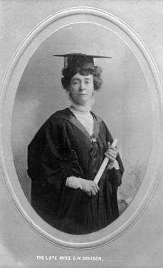 Emily Wilding Davison, the most famous suffragette of all, 1909.