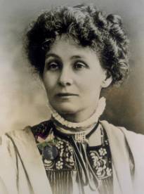 Emmeline Pankhurst, Honorary Secretary, and later Honorary Treasurer, of the WSPU, c1909.